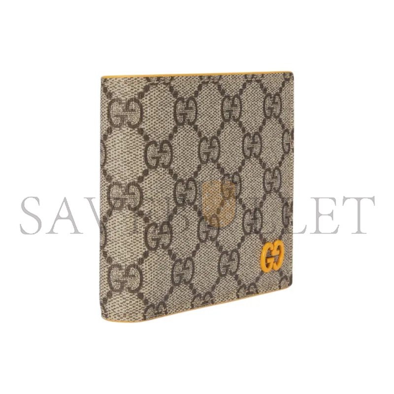 Gvc*1 yellow interior gg coin wallet 768244 (21*9cm)